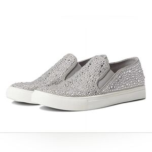 Steve Madden Rhinestone Slip-On Sneakers
